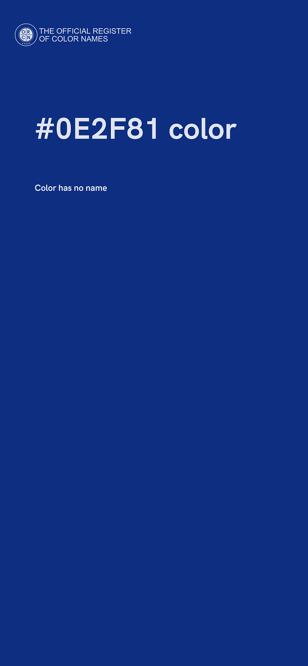 #0E2F81 color image
