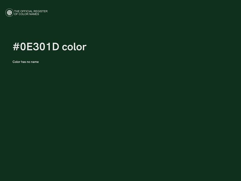 #0E301D color image