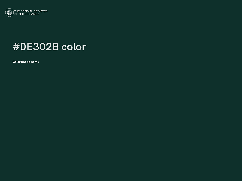 #0E302B color image