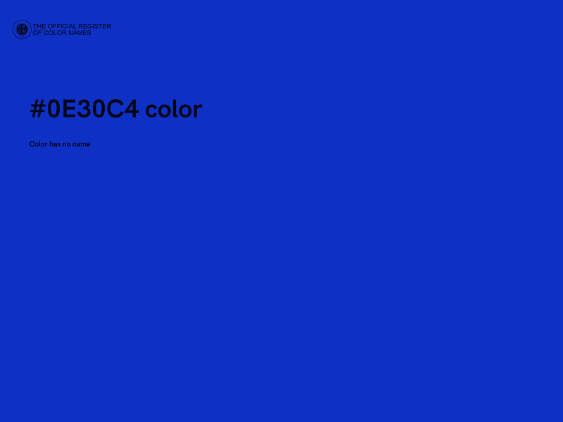 #0E30C4 color image