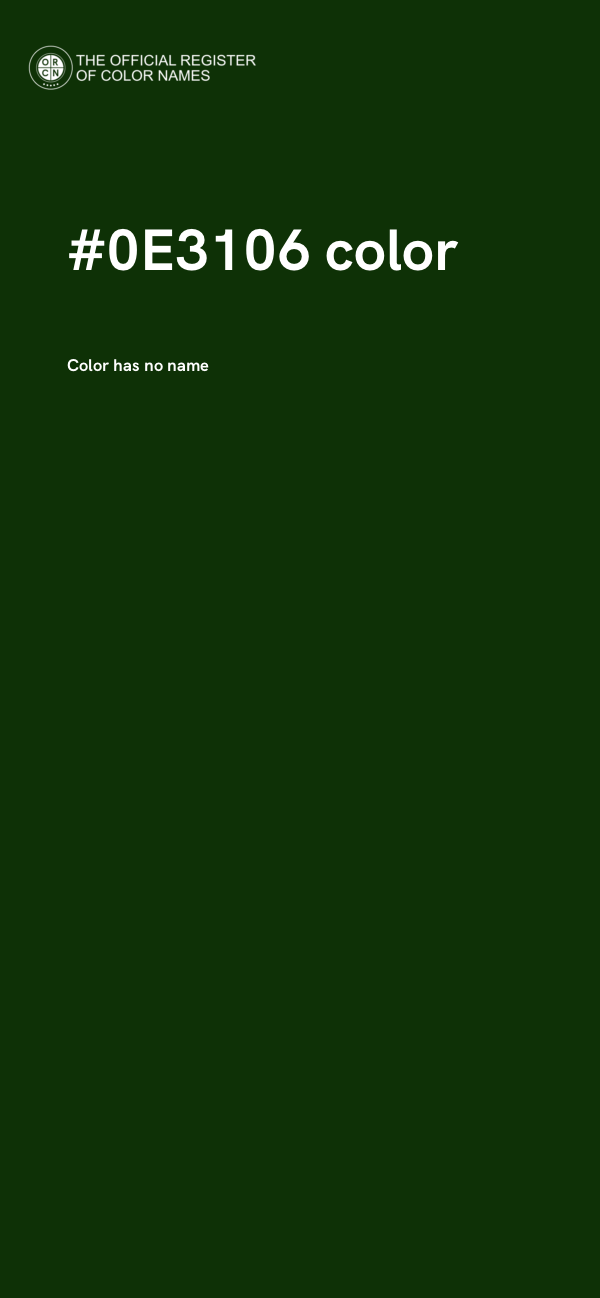 #0E3106 color image