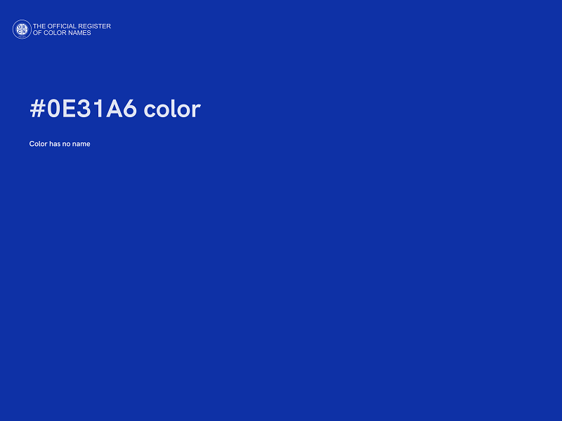 #0E31A6 color image