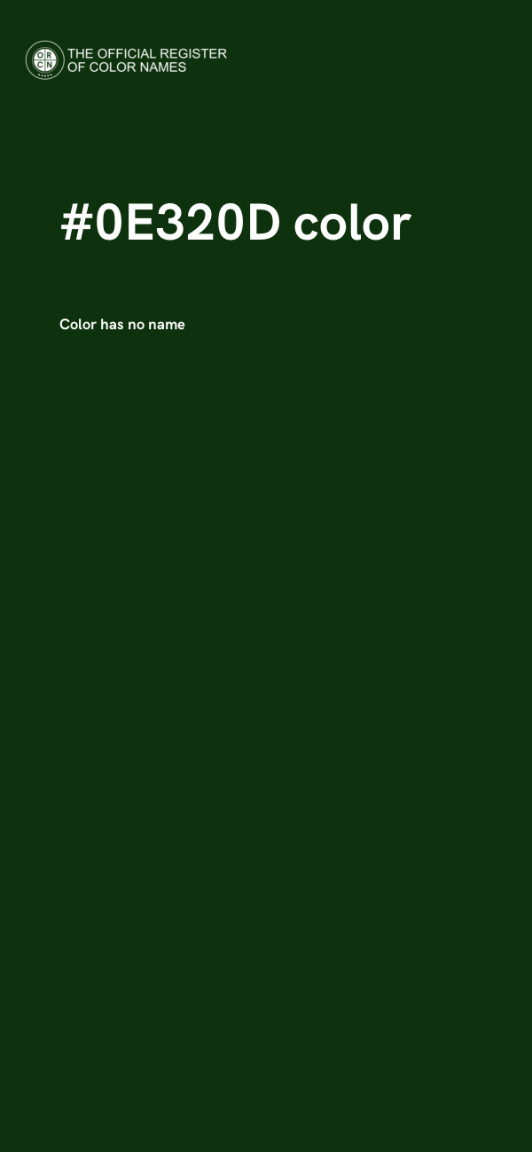 #0E320D color image