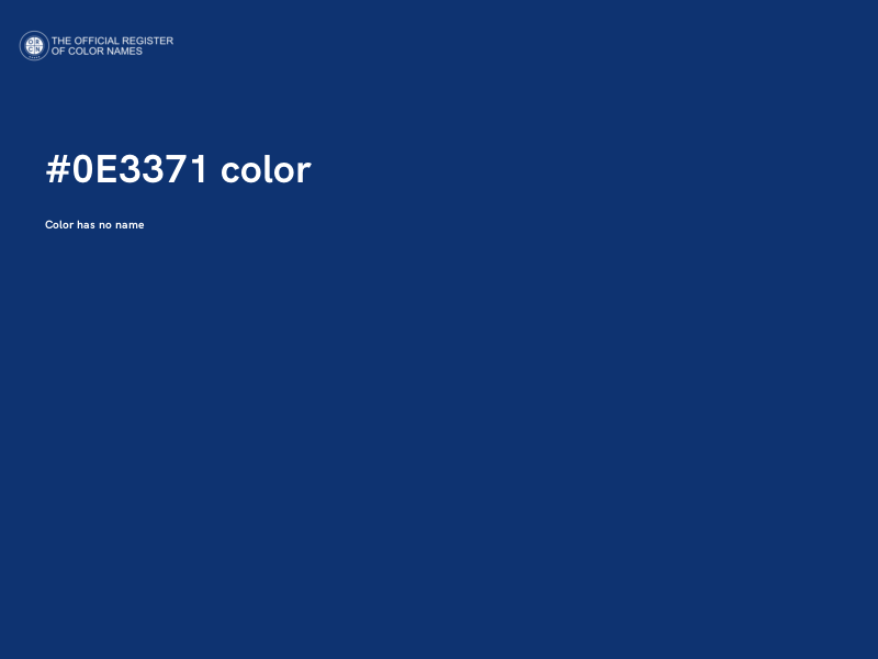 #0E3371 color image