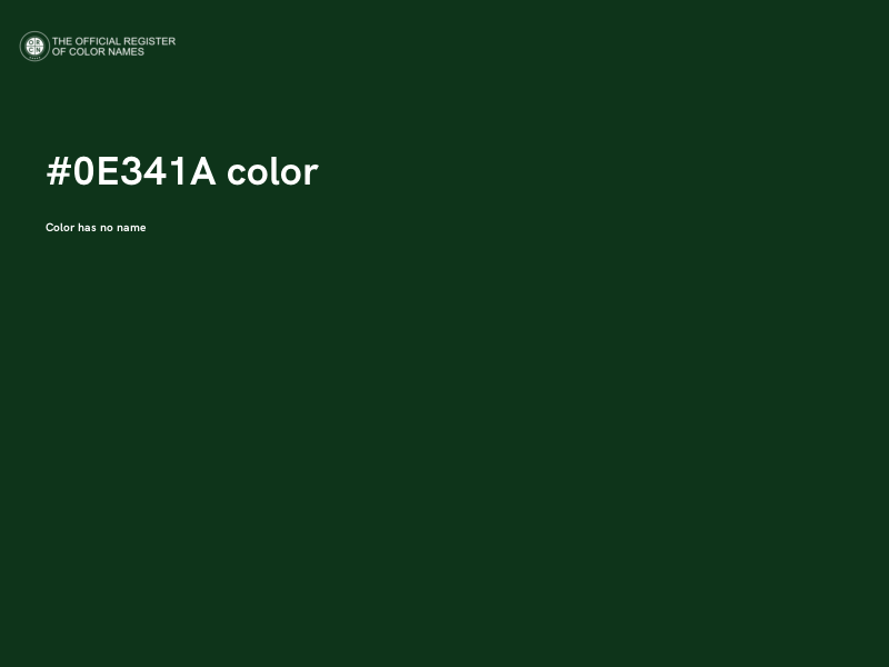 #0E341A color image