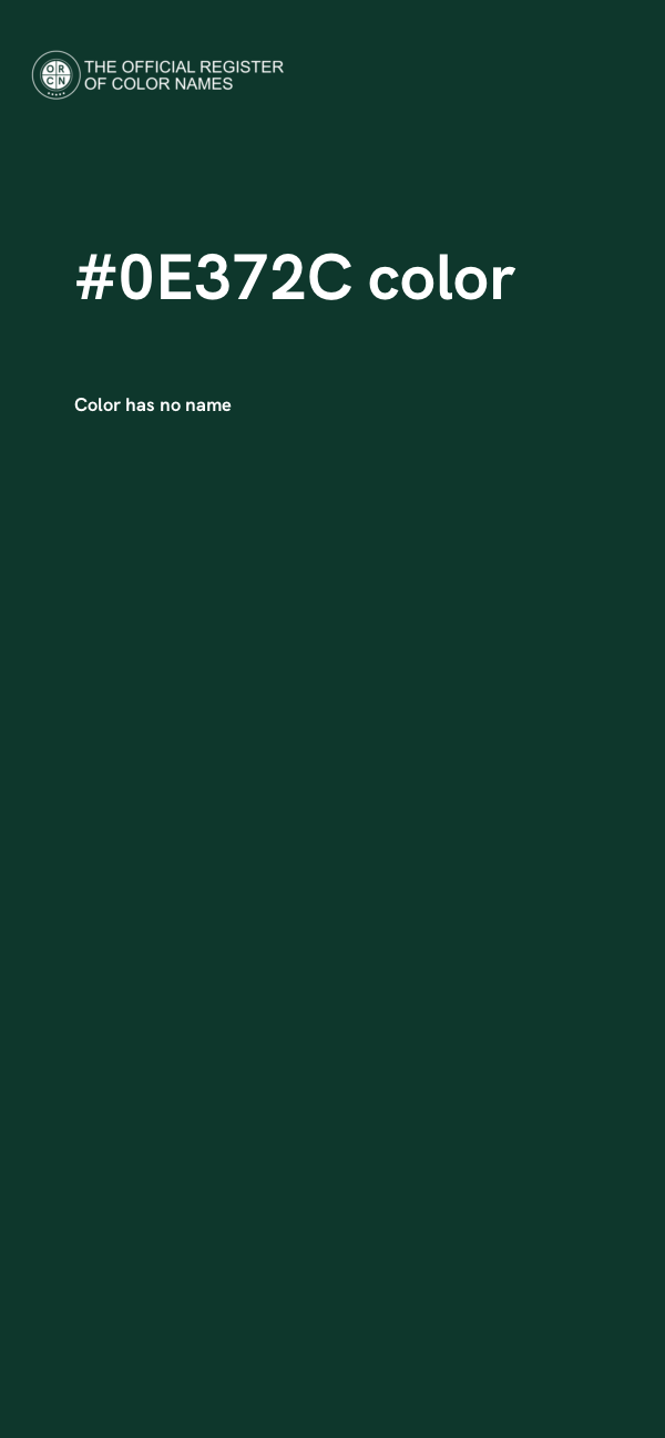 #0E372C color image