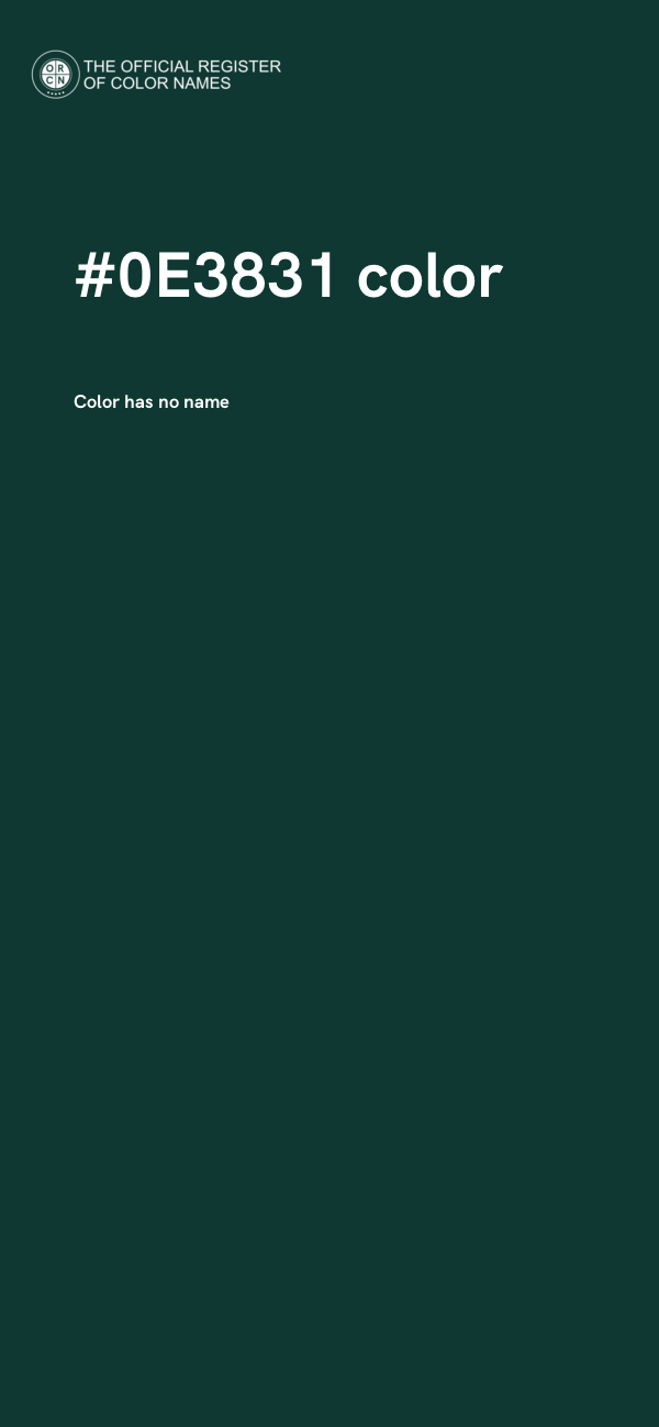 #0E3831 color image