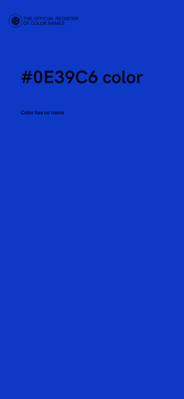 #0E39C6 color image