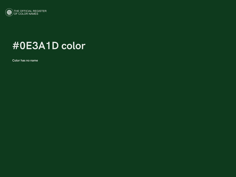 #0E3A1D color image