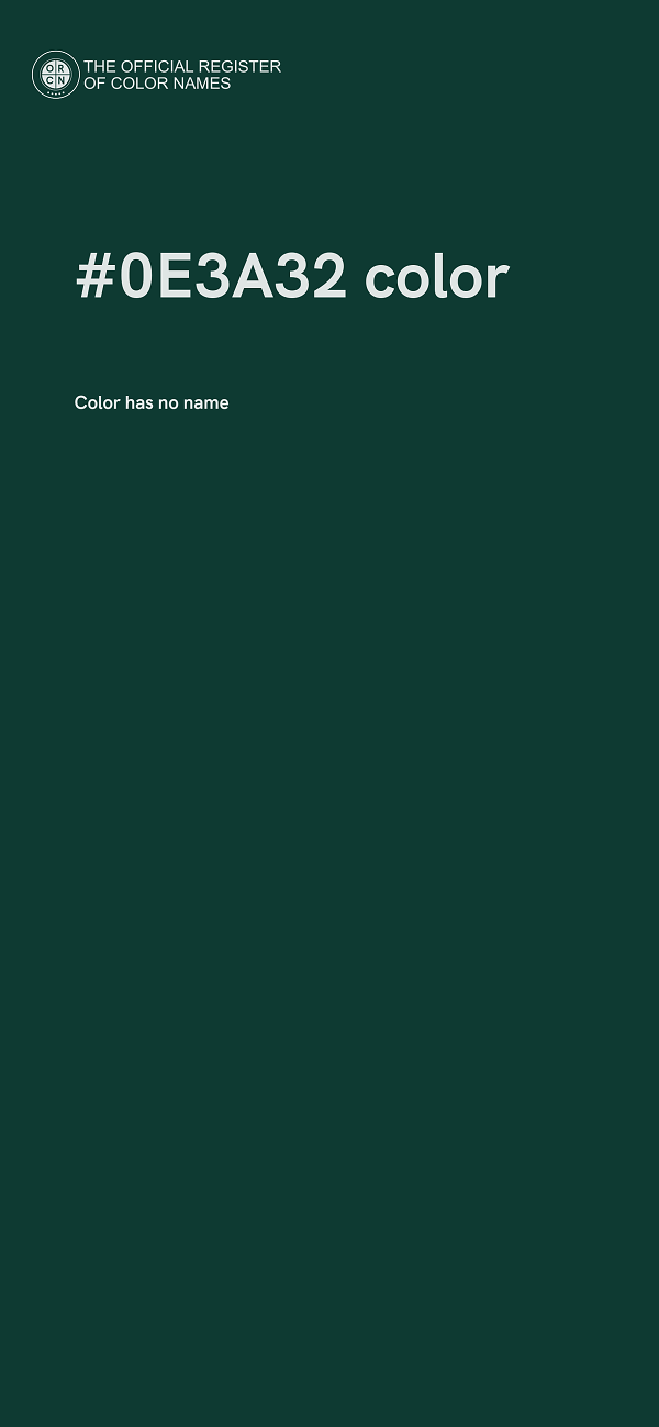 #0E3A32 color image
