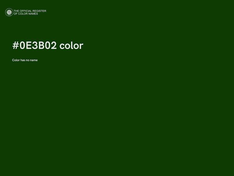 #0E3B02 color image