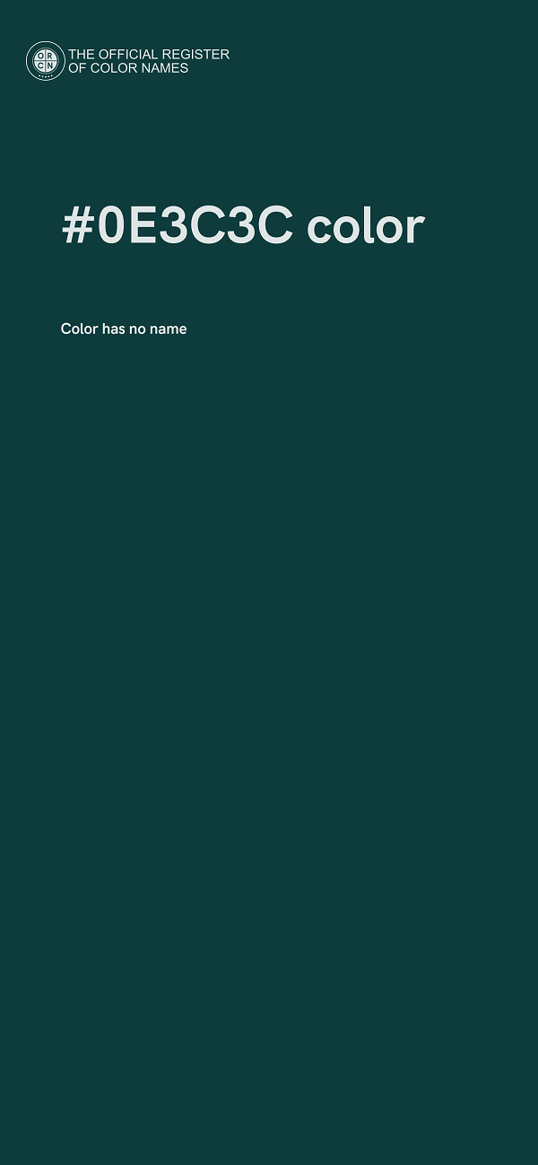 #0E3C3C color image