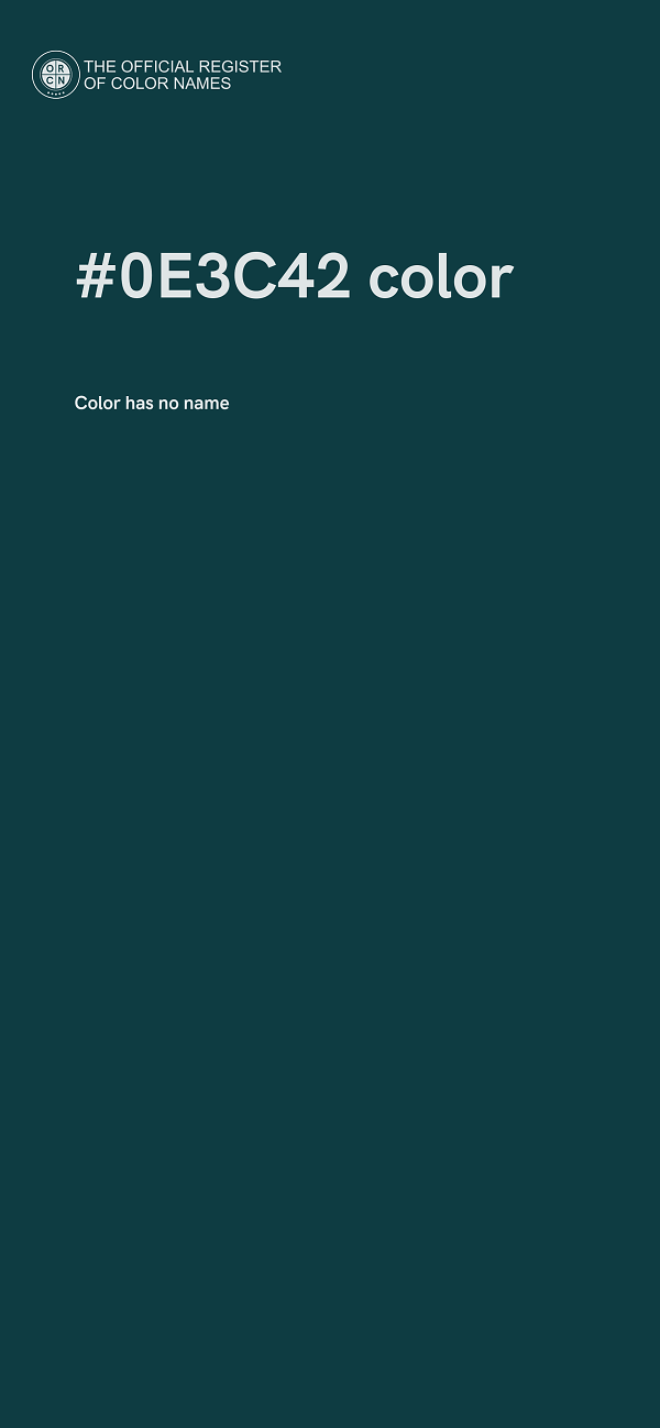 #0E3C42 color image