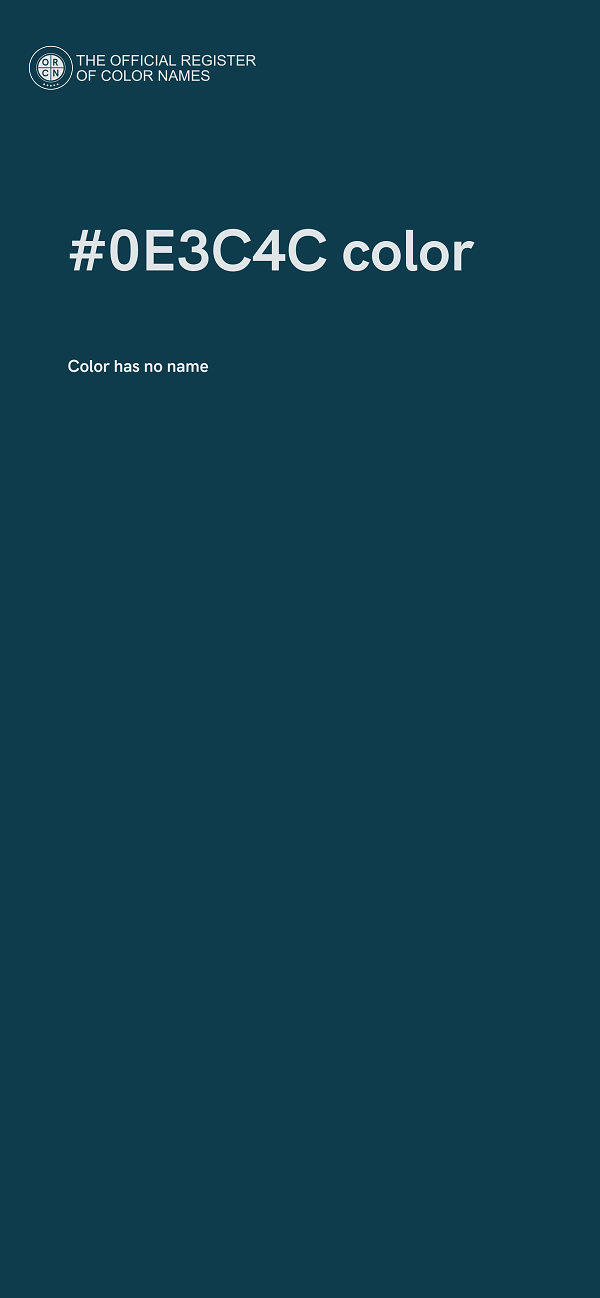 #0E3C4C color image