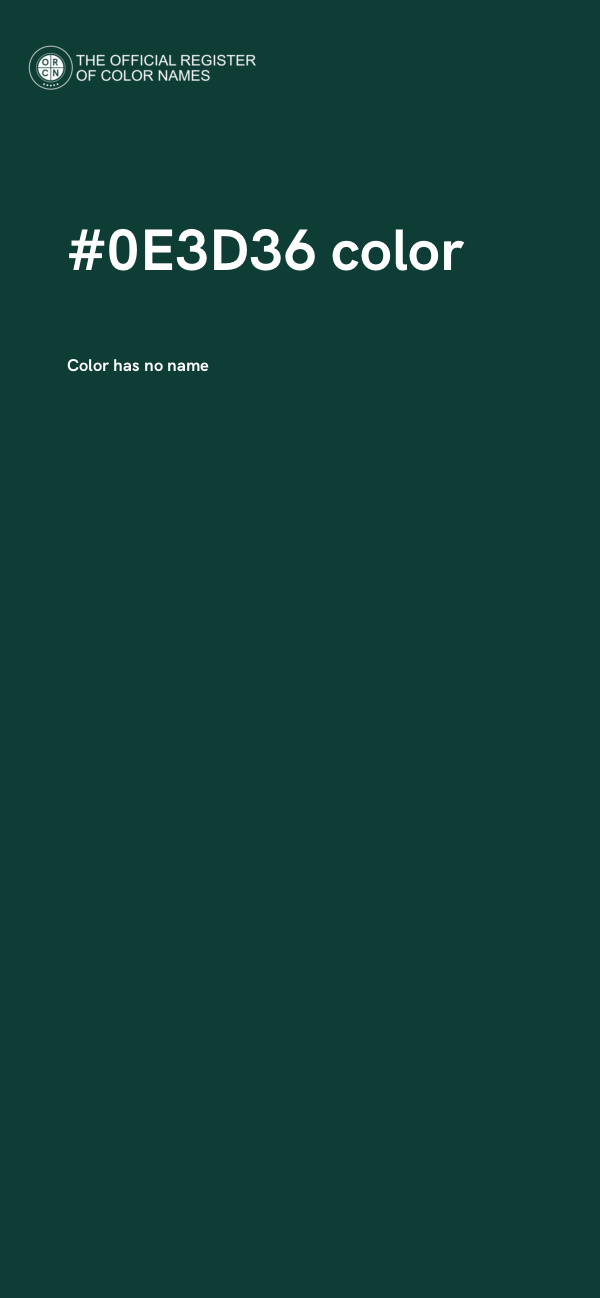 #0E3D36 color image