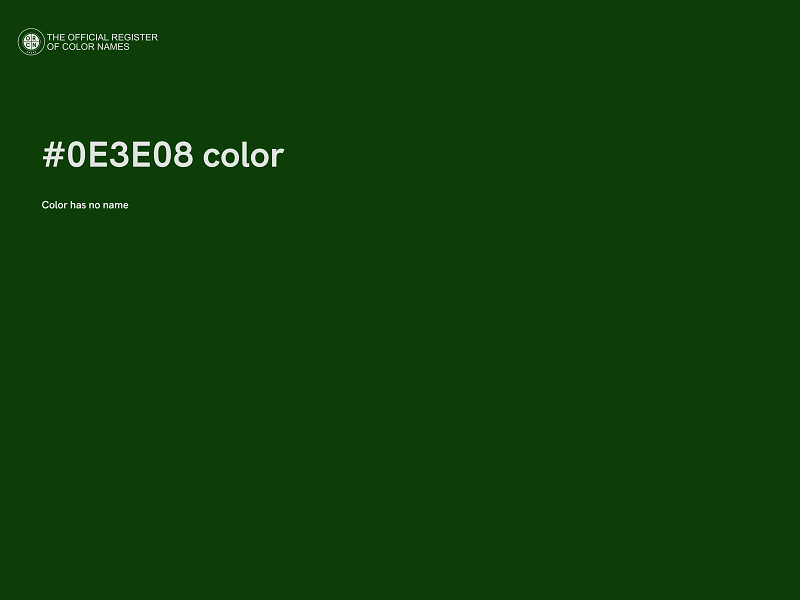 #0E3E08 color image