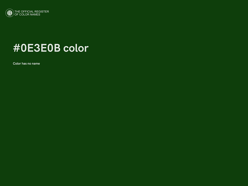 #0E3E0B color image