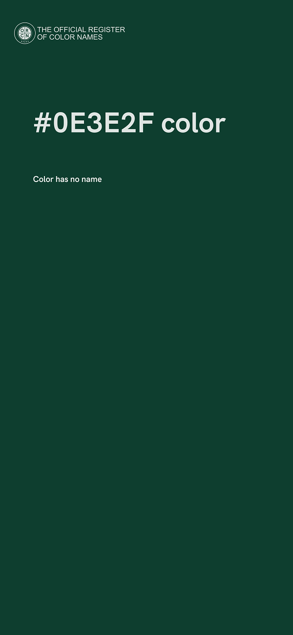 #0E3E2F color image