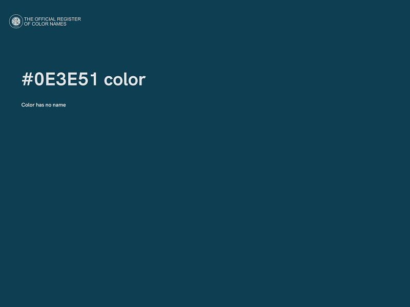 #0E3E51 color image