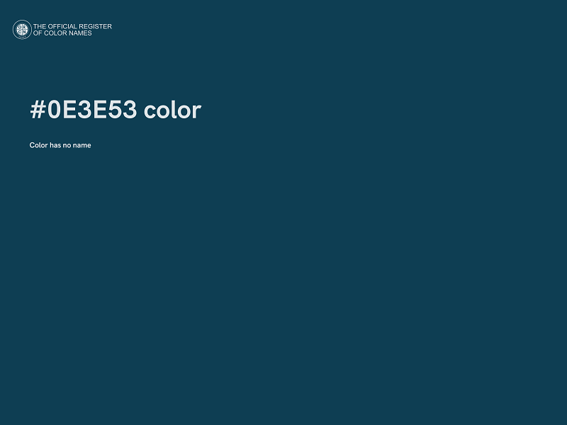 #0E3E53 color image