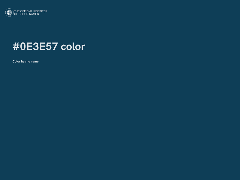 #0E3E57 color image