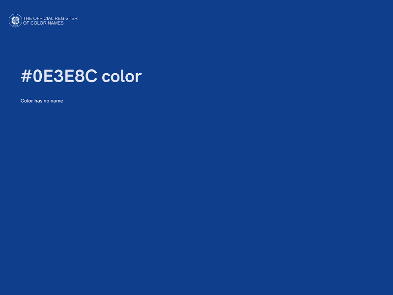 #0E3E8C color image