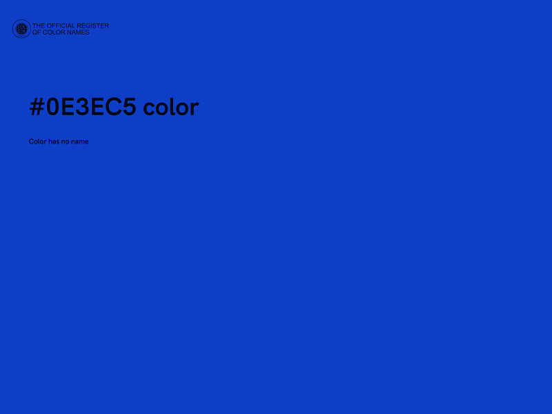 #0E3EC5 color image