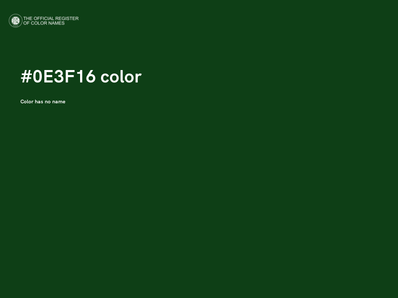 #0E3F16 color image