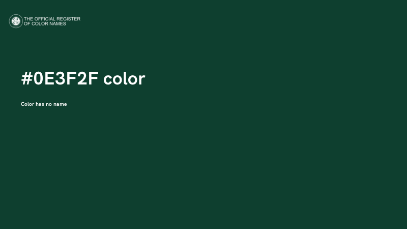 #0E3F2F color image