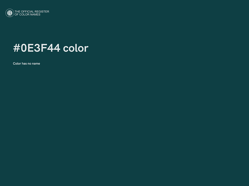 #0E3F44 color image