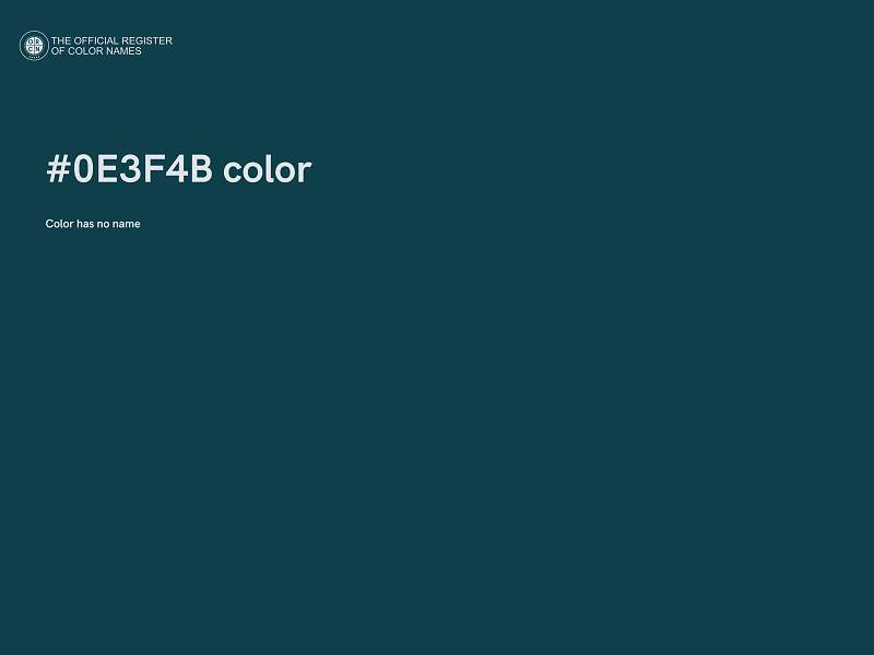 #0E3F4B color image