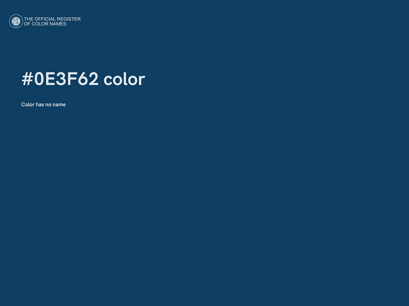 #0E3F62 color image