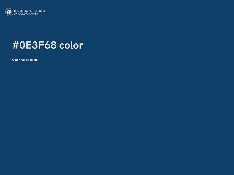 #0E3F68 color image