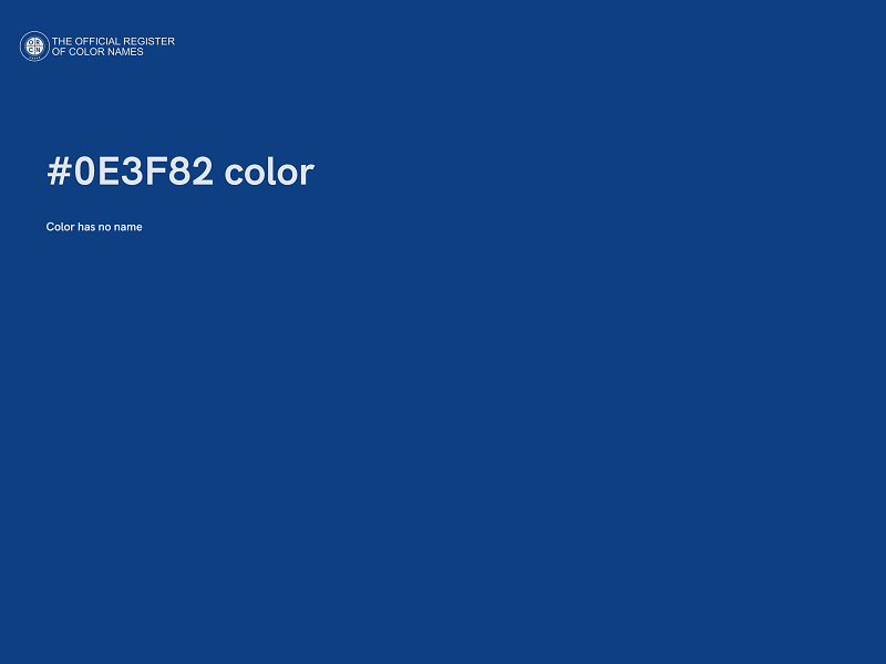 #0E3F82 color image