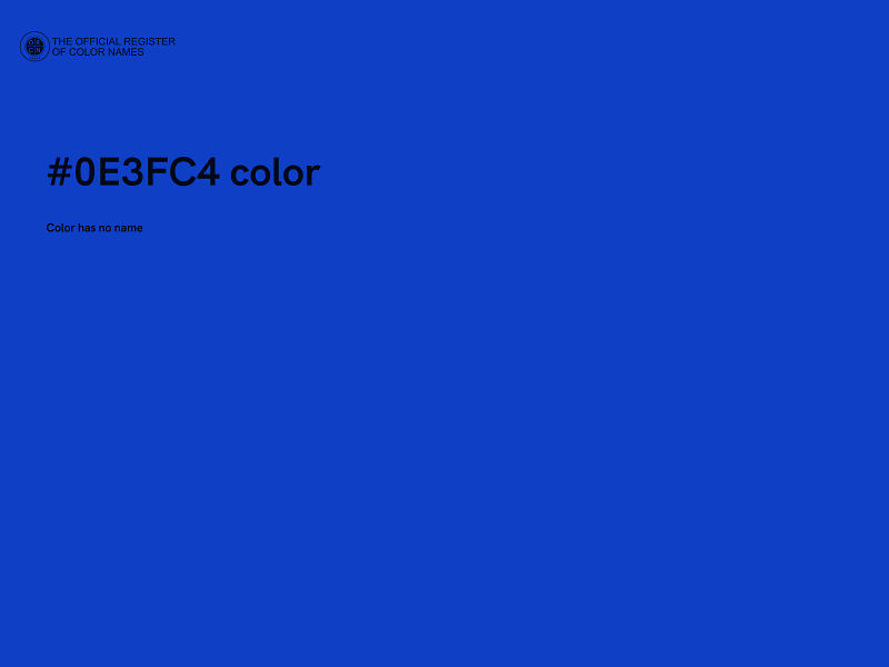 #0E3FC4 color image
