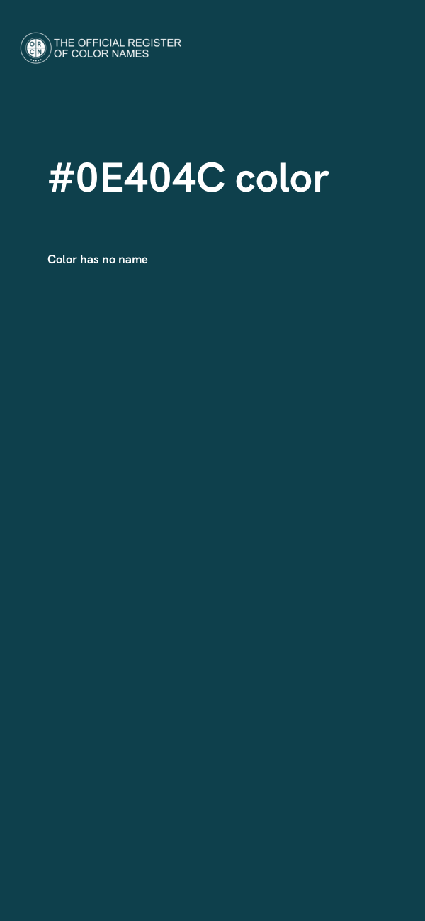 #0E404C color image
