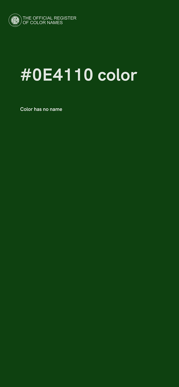 #0E4110 color image