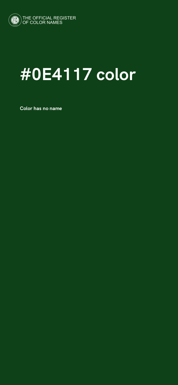 #0E4117 color image
