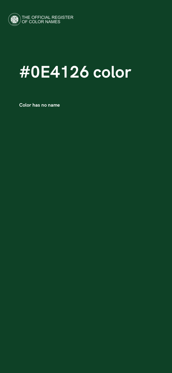 #0E4126 color image