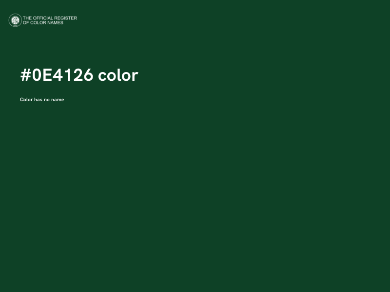 #0E4126 color image