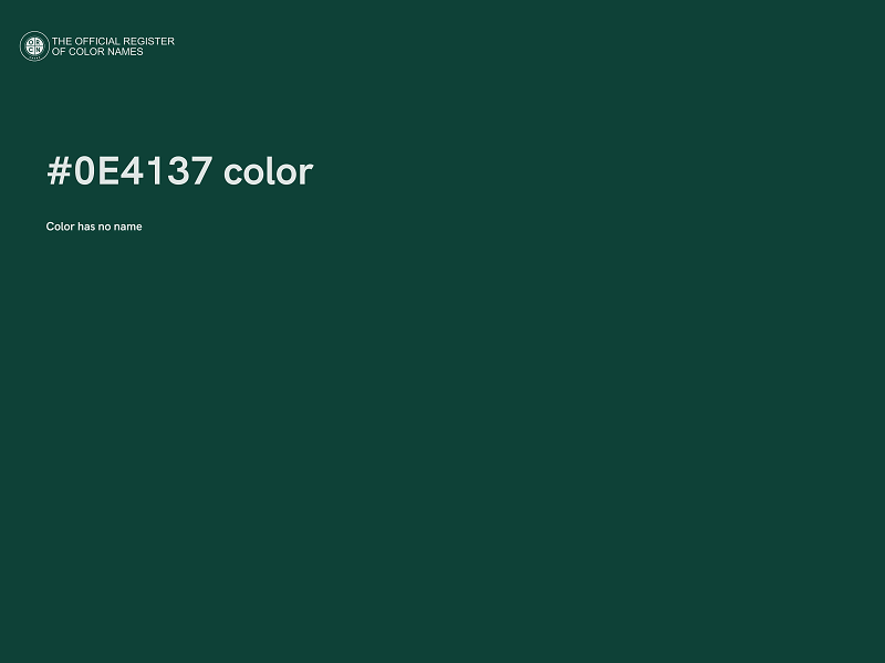#0E4137 color image