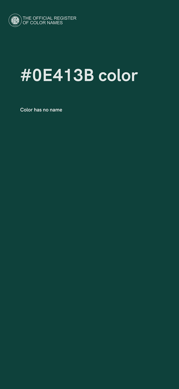 #0E413B color image