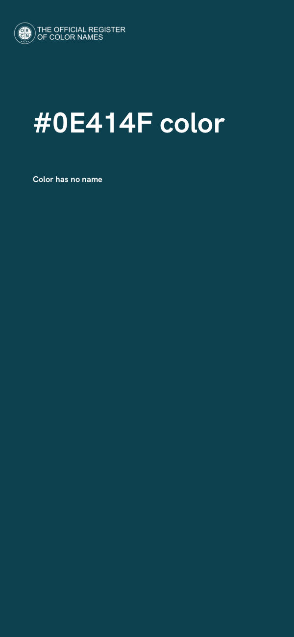 #0E414F color image