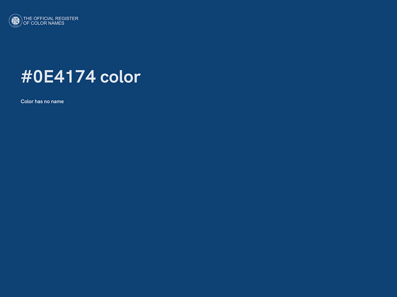 #0E4174 color image