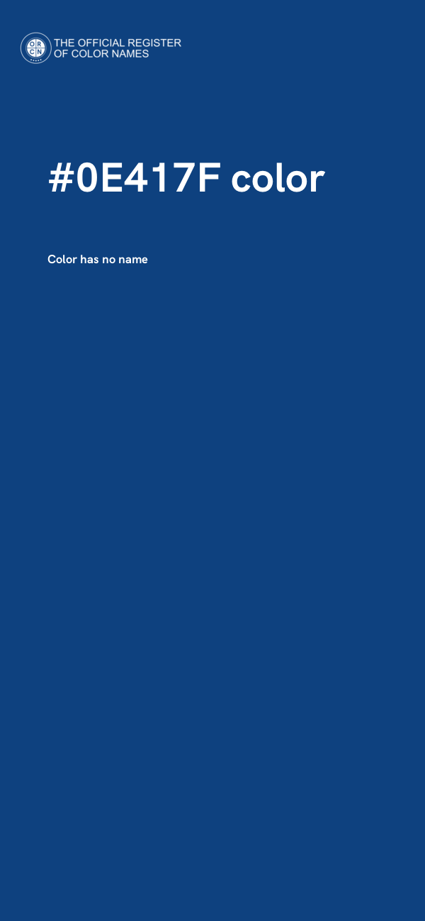 #0E417F color image