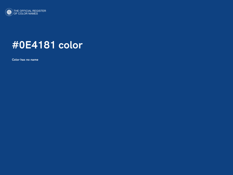 #0E4181 color image