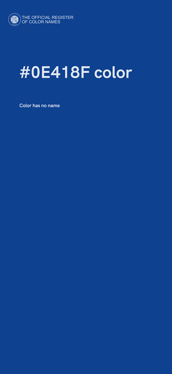 #0E418F color image