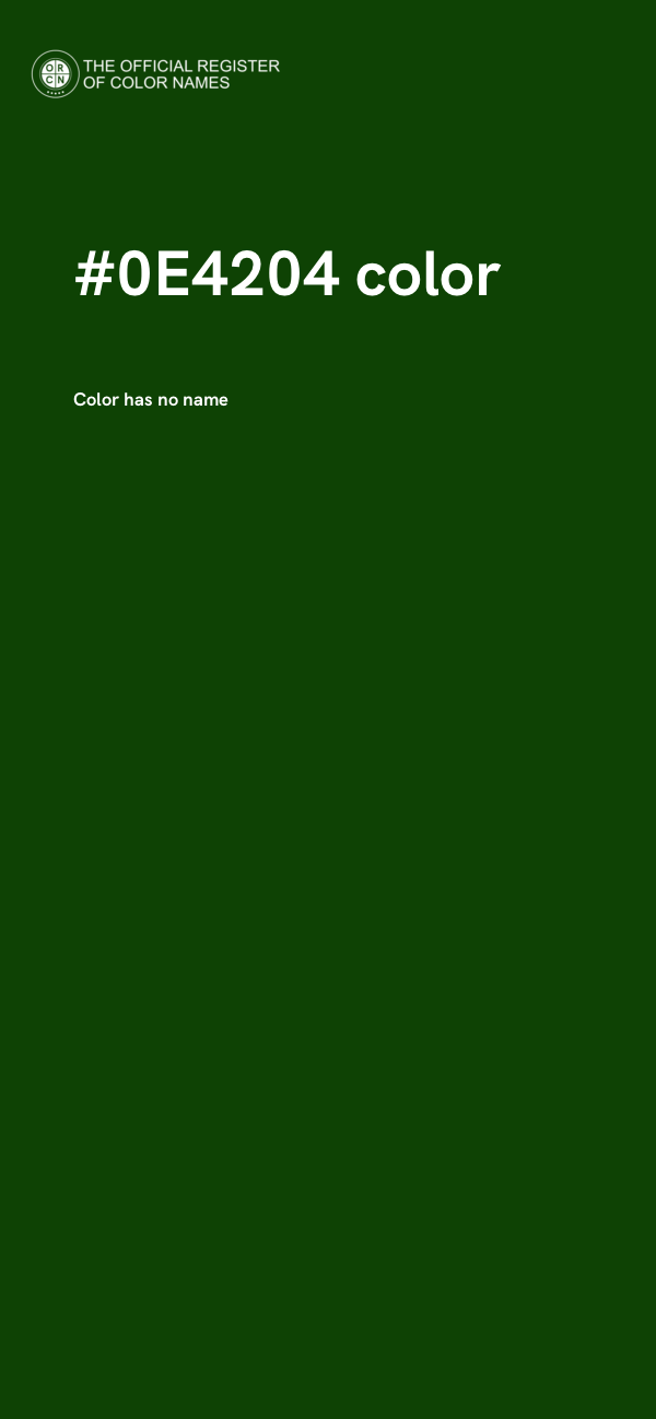 #0E4204 color image