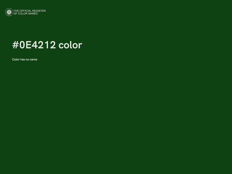 #0E4212 color image