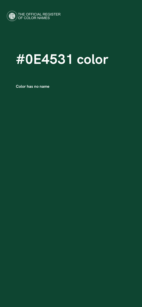 #0E4531 color image